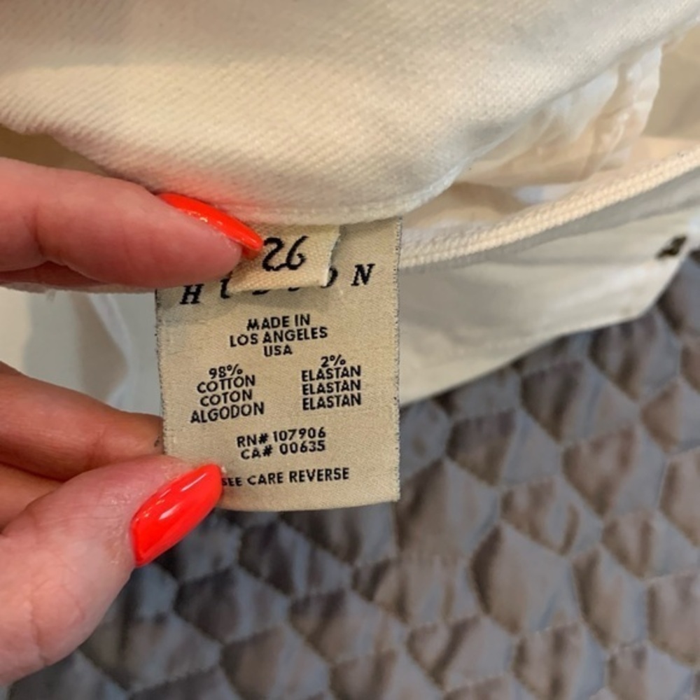 White Hudson Jeans - Picture 5 of 8